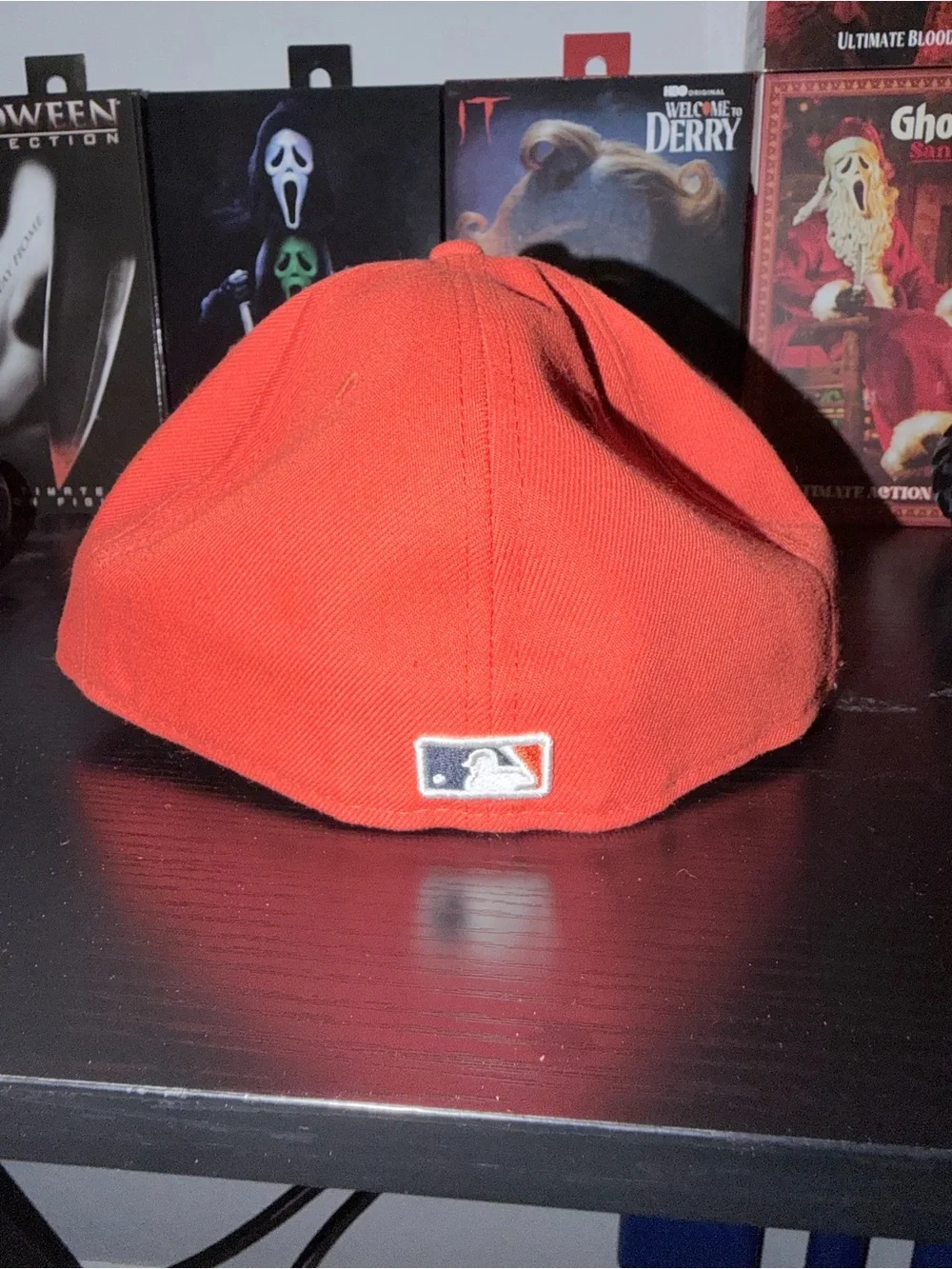 New Era Red Crown Navy Brim Houston Astros Fitted Hat